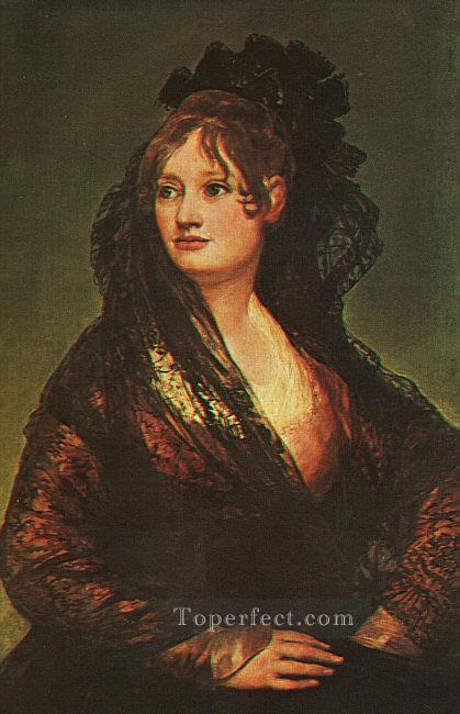 Doña Isabel Cobos de Porcel retrato Francisco Goya Pintura al óleo
